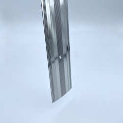 Silver 3 in" Wide Flat Door Bar 3ft (90cm)